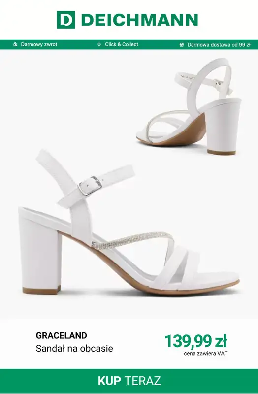 Deichmann - gazetka promocyjna Buty ślubne damskie od czwartku 25.06  - strona 12