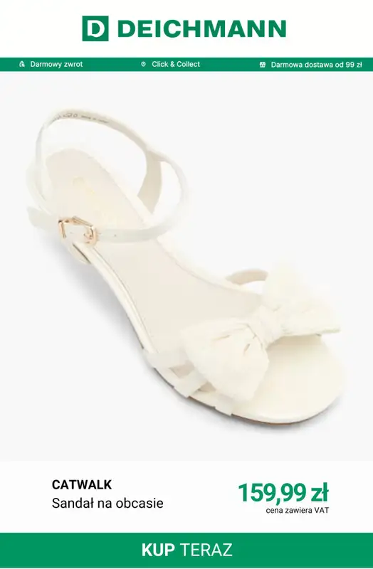 Deichmann - gazetka promocyjna Buty ślubne damskie od czwartku 25.06  - strona 11