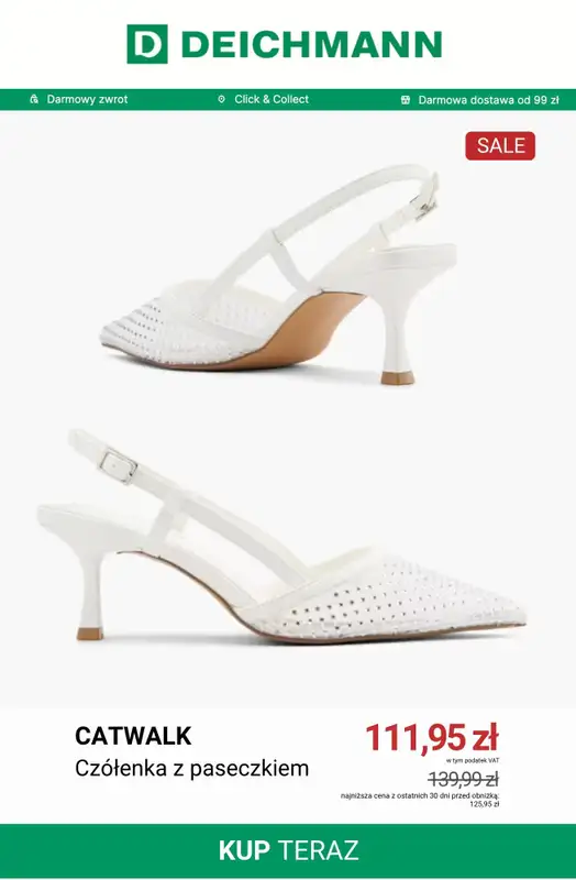 Deichmann - gazetka promocyjna Buty ślubne damskie od czwartku 25.06  - strona 5