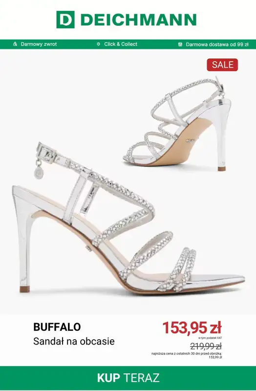 Deichmann - gazetka promocyjna Buty ślubne damskie od czwartku 25.06  - strona 2