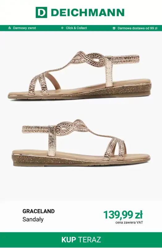 Deichmann - gazetka promocyjna Buty ślubne damskie od czwartku 25.06  - strona 7