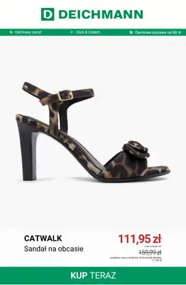 Deichmann - gazetka promocyjna Do -50% na sandały damskie od piątku 26.06  - strona 3