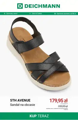 Deichmann - gazetka promocyjna Do -50% na sandały damskie od piątku 26.06  - strona 2