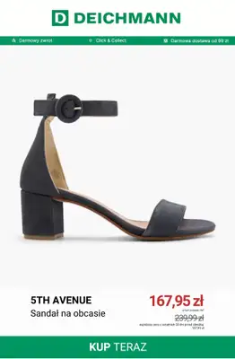Deichmann - gazetka promocyjna Do -50% na sandały damskie od piątku 26.06  - strona 7
