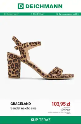 Deichmann - gazetka promocyjna Do -50% na sandały damskie od piątku 26.06  - strona 6