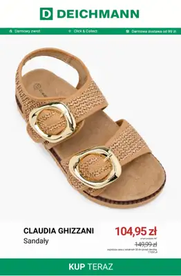 Deichmann - gazetka promocyjna Do -50% na sandały damskie od piątku 26.06  - strona 12