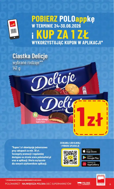 POLOmarket - gazetka promocyjna Kupuj taniej z POLOappką od środy 24.06 do wtorku 30.06 - strona 3