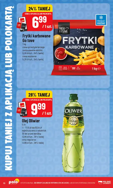 POLOmarket - gazetka promocyjna Kupuj taniej z POLOappką od środy 24.06 do wtorku 30.06 - strona 10