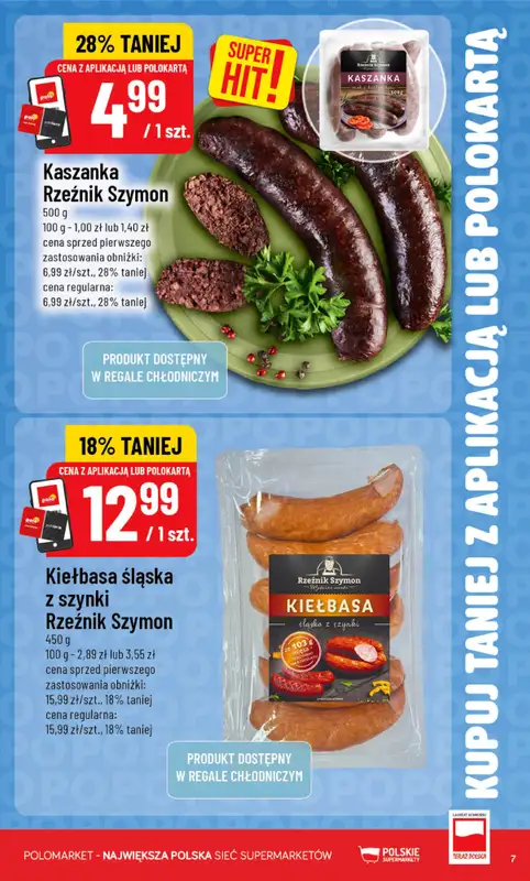 POLOmarket - gazetka promocyjna Kupuj taniej z POLOappką od środy 24.06 do wtorku 30.06 - strona 7