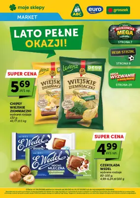 Groszek - gazetka promocyjna Gazetka Market  do środy 01.07