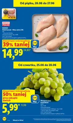 Lidl - gazetka promocyjna Oferta od czwartku od czwartku 25.06 do niedzieli 28.06 - strona 2