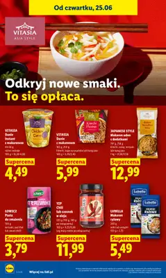 Lidl - gazetka promocyjna Oferta od czwartku od czwartku 25.06 do niedzieli 28.06 - strona 66