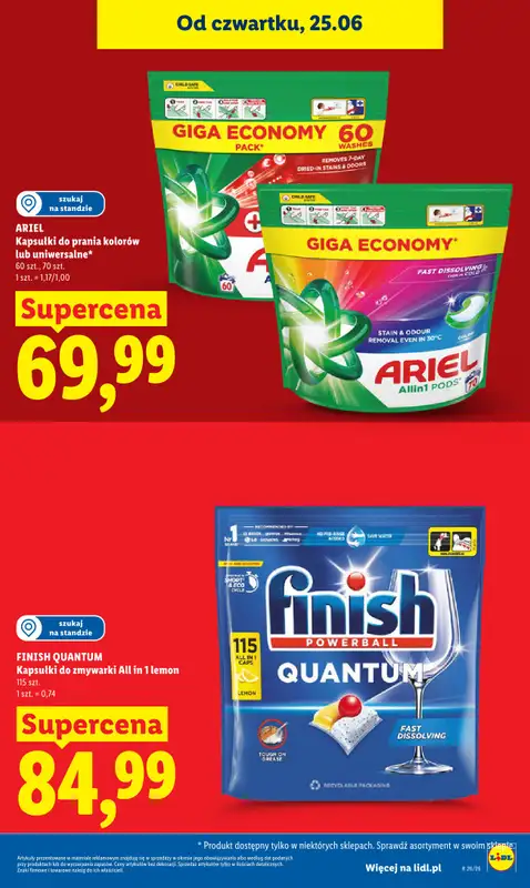Lidl - gazetka promocyjna Oferta od czwartku od czwartku 25.06 do niedzieli 28.06 - strona 21