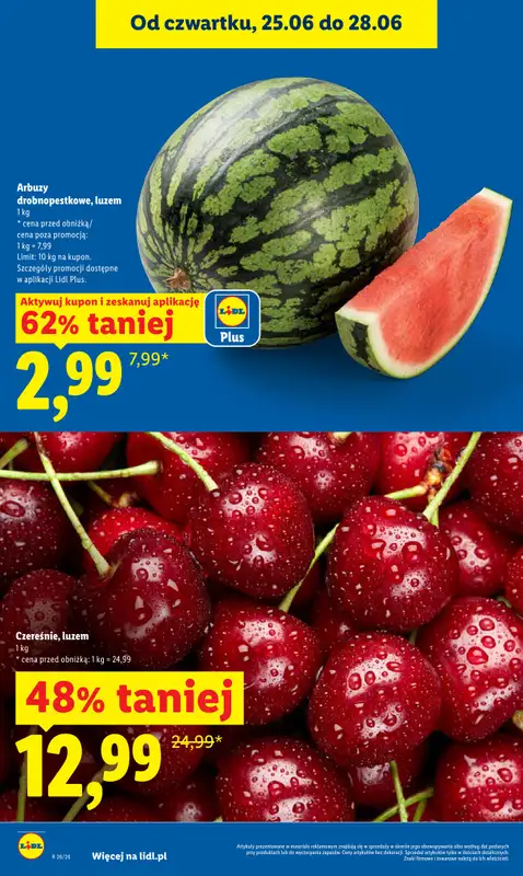 Lidl - gazetka promocyjna Oferta od czwartku od czwartku 25.06 do niedzieli 28.06 - strona 10