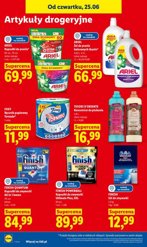 Lidl - gazetka promocyjna Oferta od czwartku od czwartku 25.06 do niedzieli 28.06 - strona 92