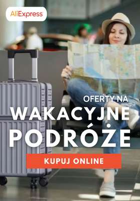 AliExpress - gazetka promocyjna Wszystko na WAKACYJNE PODRÓŻE od środy 24.06 