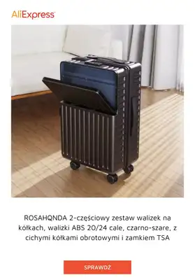AliExpress - gazetka promocyjna Wszystko na WAKACYJNE PODRÓŻE od środy 24.06  - strona 4