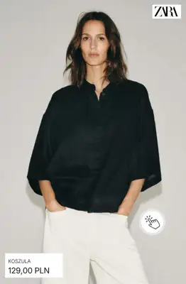 Zara - gazetka promocyjna Koszule lniane od piątku 26.06  - strona 7