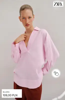 Zara - gazetka promocyjna Koszule lniane od piątku 26.06  - strona 6