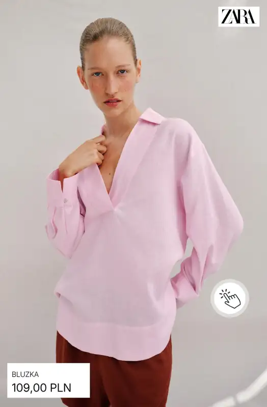 Zara - gazetka promocyjna Koszule lniane od piątku 26.06  - strona 6