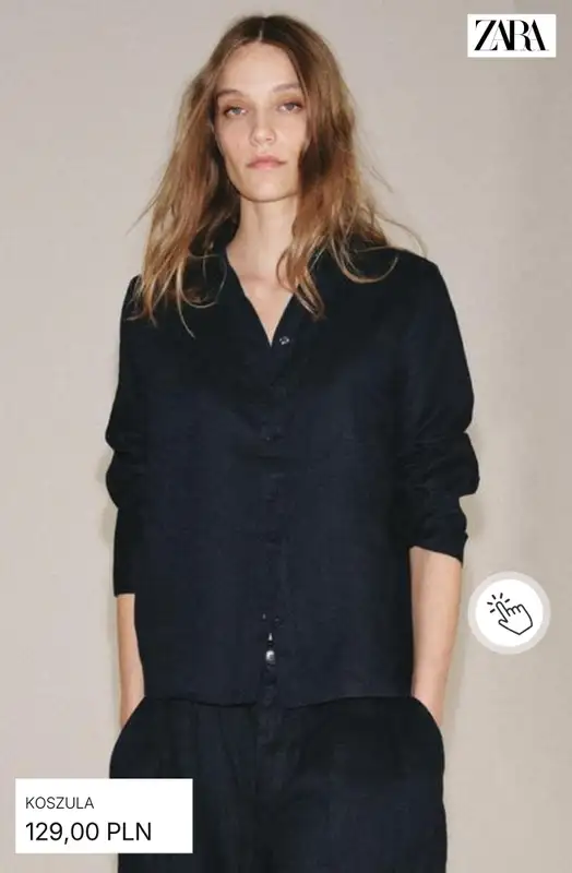 Zara - gazetka promocyjna Koszule lniane od piątku 26.06  - strona 5