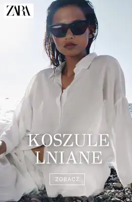 Zara - gazetka promocyjna Koszule lniane od piątku 26.06 