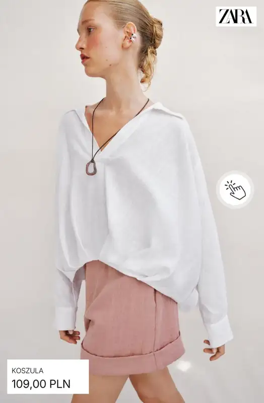 Zara - gazetka promocyjna Koszule lniane od piątku 26.06  - strona 9