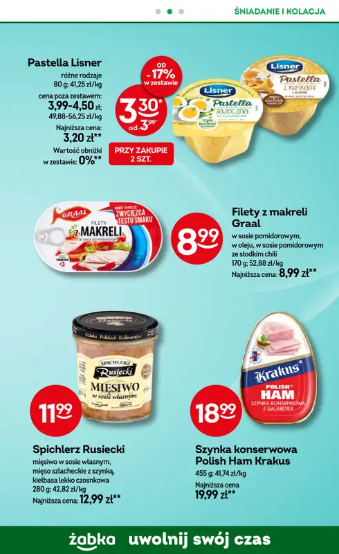 Żabka - gazetka promocyjna Gazetka Spożywcza od środy 17.06 do wtorku 30.06 - strona 13