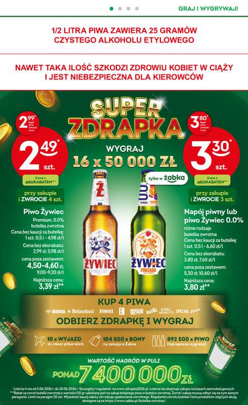 Żabka - gazetka promocyjna Gazetka od środy 17.06 do wtorku 30.06 - strona 24