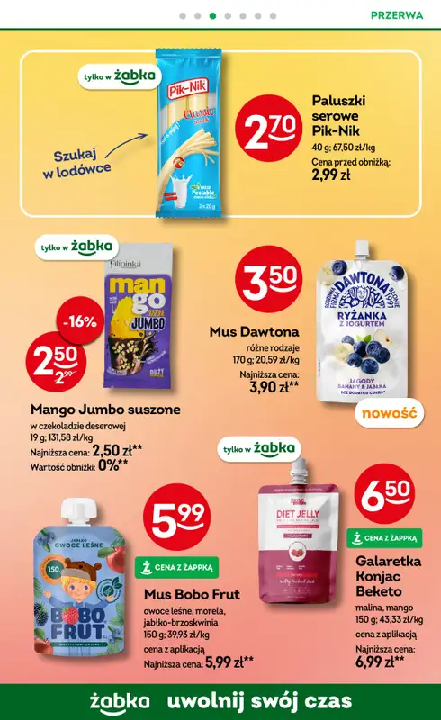Żabka - gazetka promocyjna Gazetka od środy 17.06 do wtorku 30.06 - strona 84