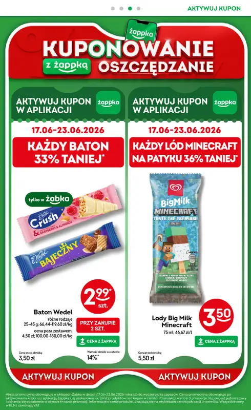 Żabka - gazetka promocyjna Gazetka od środy 17.06 do wtorku 30.06 - strona 62