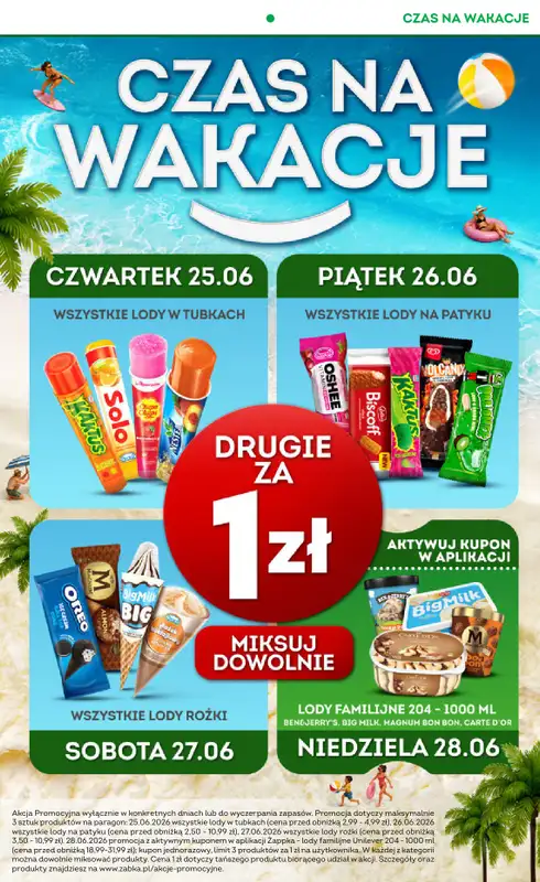 Żabka - gazetka promocyjna Gazetka od środy 17.06 do wtorku 30.06 - strona 2