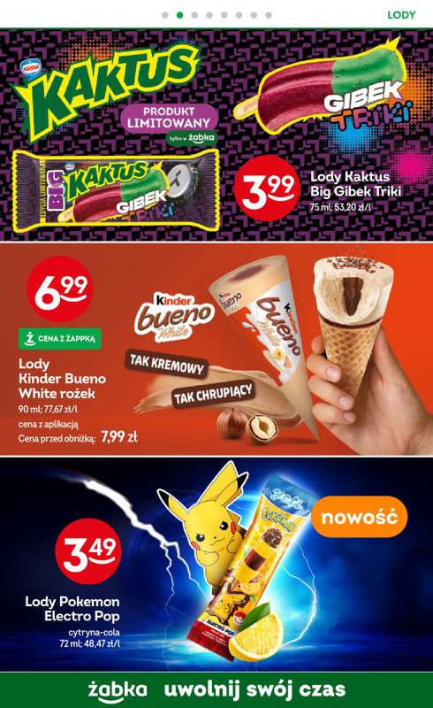 Żabka - gazetka promocyjna Gazetka od środy 17.06 do wtorku 30.06 - strona 53