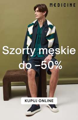Medicine - gazetka promocyjna Szorty męskie do -50% od środy 24.06 do wtorku 30.06