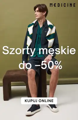 Medicine - gazetka promocyjna Szorty męskie do -50% od środy 24.06 do wtorku 30.06