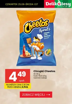 Delikatesy Centrum - gazetka promocyjna Chrupki, chipsy, paluszki i nachos w super cenach od czwartku 25.06 do środy 01.07 - strona 2