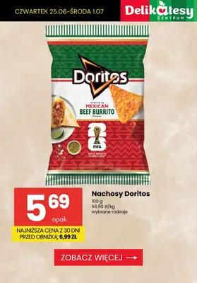 Delikatesy Centrum - gazetka promocyjna Chrupki, chipsy, paluszki i nachos w super cenach od czwartku 25.06 do środy 01.07 - strona 9