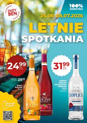 Duży Ben - gazetka promocyjna Gazetka alkoholowa od czwartku 25.06 do środy 08.07