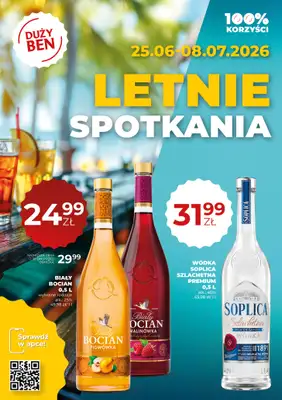Duży Ben - gazetka promocyjna Gazetka alkoholowa od czwartku 25.06 do środy 08.07