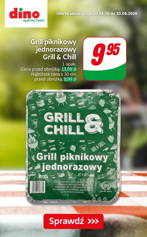 Dino - gazetka promocyjna OKAZJE na grilla! od czwartku 25.06 do wtorku 30.06 - strona 9