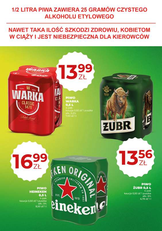 Duży Ben - gazetka promocyjna Gazetka piwna od czwartku 25.06 do środy 08.07 - strona 13