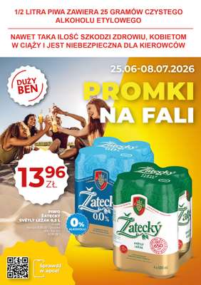 Duży Ben - gazetka promocyjna Gazetka piwna od czwartku 25.06 do środy 08.07