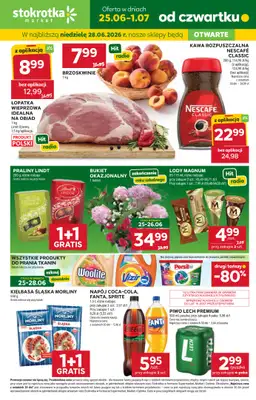 Stokrotka - gazetka promocyjna Gazetka Market od czwartku 25.06 do środy 01.07