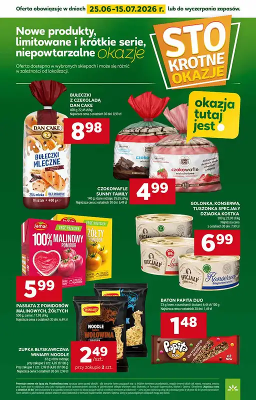 Stokrotka - gazetka promocyjna Gazetka Market od czwartku 25.06 do środy 01.07 - strona 22