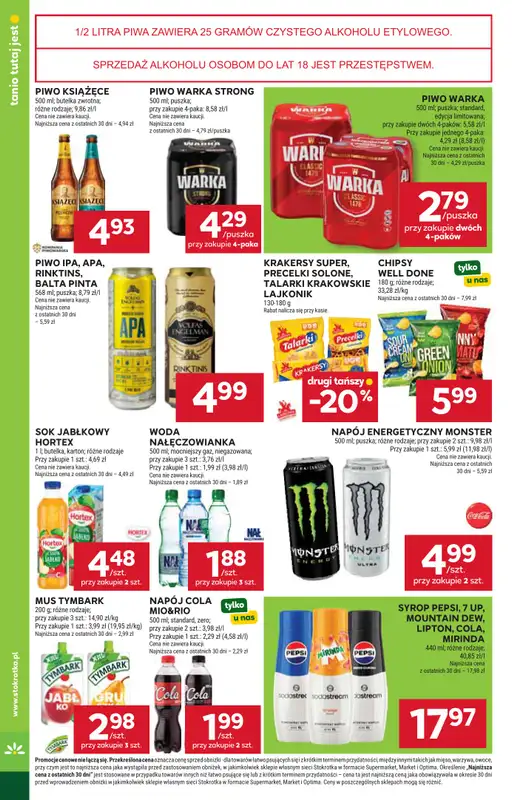 Stokrotka - gazetka promocyjna Gazetka Supermarket od czwartku 25.06 do środy 01.07 - strona 40