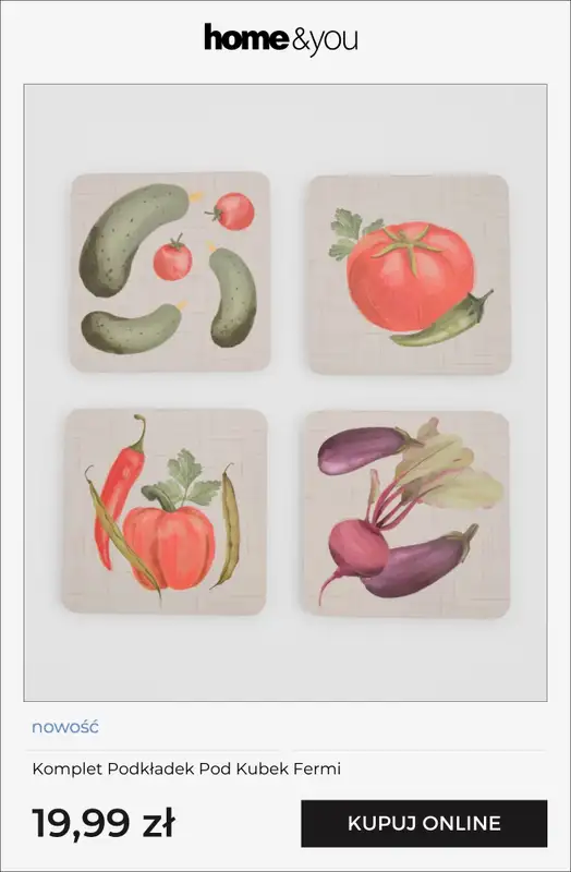 home&you - gazetka promocyjna Kolekcja: Veggie Pantry od środy 24.06 do niedzieli 05.07 - strona 15
