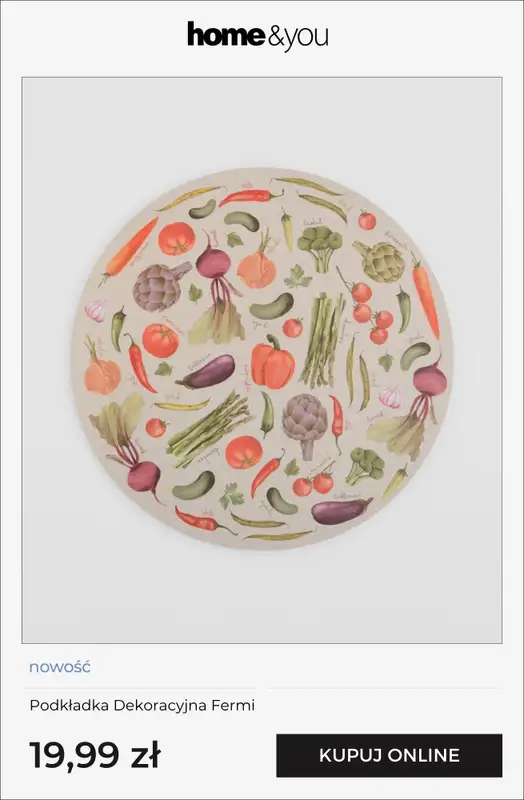 home&you - gazetka promocyjna Kolekcja: Veggie Pantry od środy 24.06 do niedzieli 05.07 - strona 6