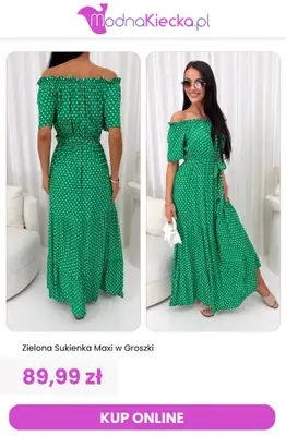 Modna Kiecka - gazetka promocyjna Sukienki w grochy od środy 24.06  - strona 7
