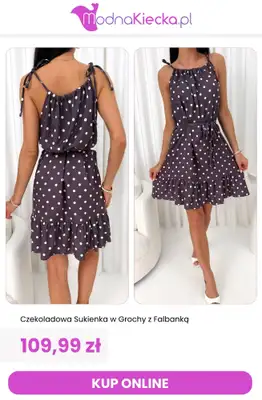 Modna Kiecka - gazetka promocyjna Sukienki w grochy od środy 24.06  - strona 3