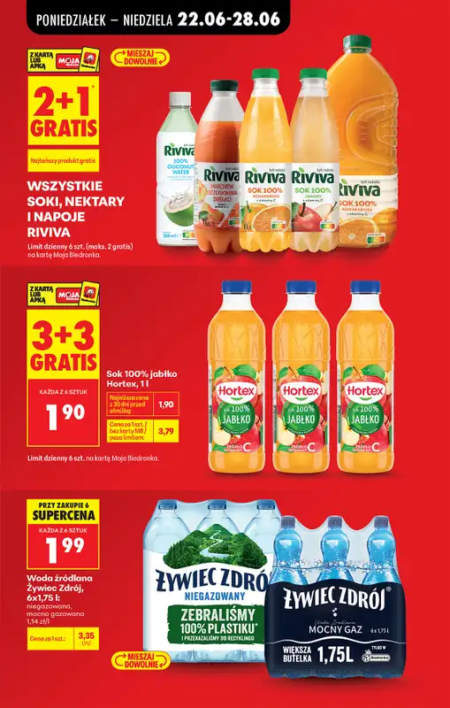 Biedronka - gazetka promocyjna Od poniedziałku od poniedziałku 22.06 do niedzieli 28.06 - strona 17